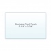 Business Card Pouch 2 1/4" x 3 3/4" 10 Mil (7/3)
