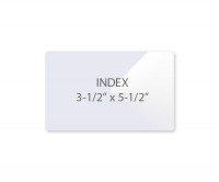 Index Pouch 3 1/2" x 5 1/2" 5 Mil (3/2)