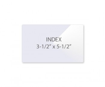 Index Pouch 3 1/2" x 5 1/2" 7 Mil (5/2)