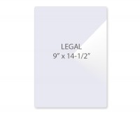 Legal Size Pouch  9" x 14 1/2"  3 Mil (1/2)