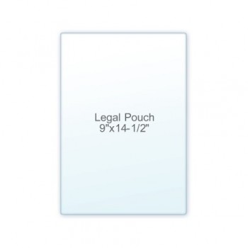 Legal Size Pouch  9" x 14 1/2" 5 Mil (3/2)