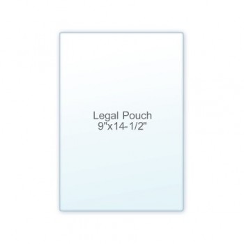 Legal Size Pouch  9" x 14 1/2" 10 Mil (7/3)