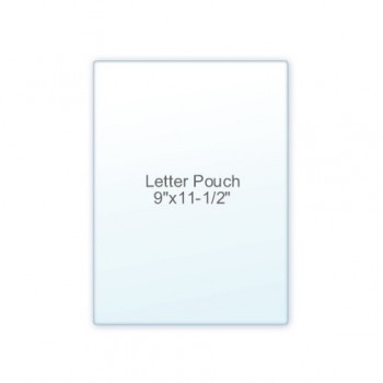 Letter Size Pouch  9" x 11 1/2"  3 Mil (1/2)