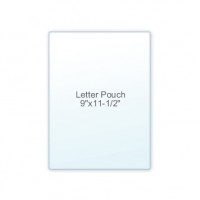 Letter Size Pouch  9" x 11 1/2"  3 Mil (1/2)