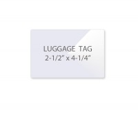 Luggage Tag Pouches w/o Slot 2 1/2" x 4 1/4" 5 Mil (3/2)